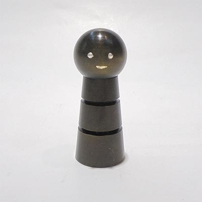 ふるさと納税 高岡市 メモリアルケース高岡こけし　彫金(円すい型)