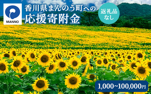 
＜返礼品なし＞ 香川県まんのう町への寄附 (1,000円・5,000円・1万円・5万円・10万円) 【man900・man901・man902・man903・man904】【まんのう町】
