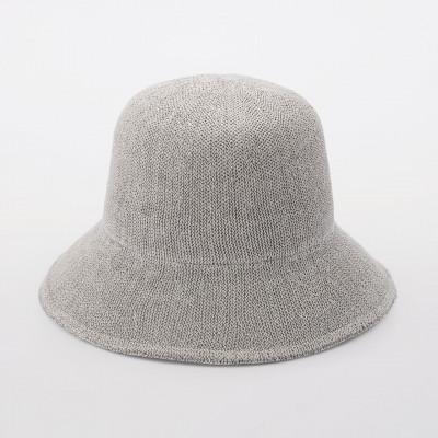 ふるさと納税 春日部市 埼玉県春日部市発 株式会社よこい　たためる麻混クロッシェ　グレー　YO-BR015-GY　1点