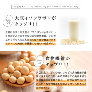 うの花クッキー 12袋（960g）[046K01]