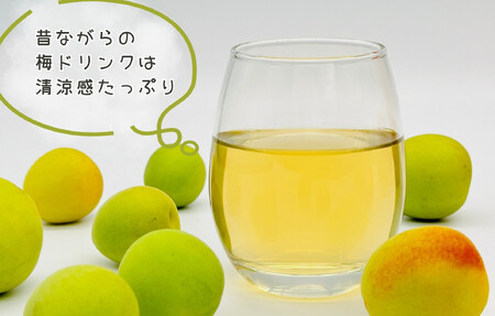 和歌山のうめドリンク 180ml × 24本  和歌山産 紀州の梅使用 無添加 ストレート 【みかんの会】