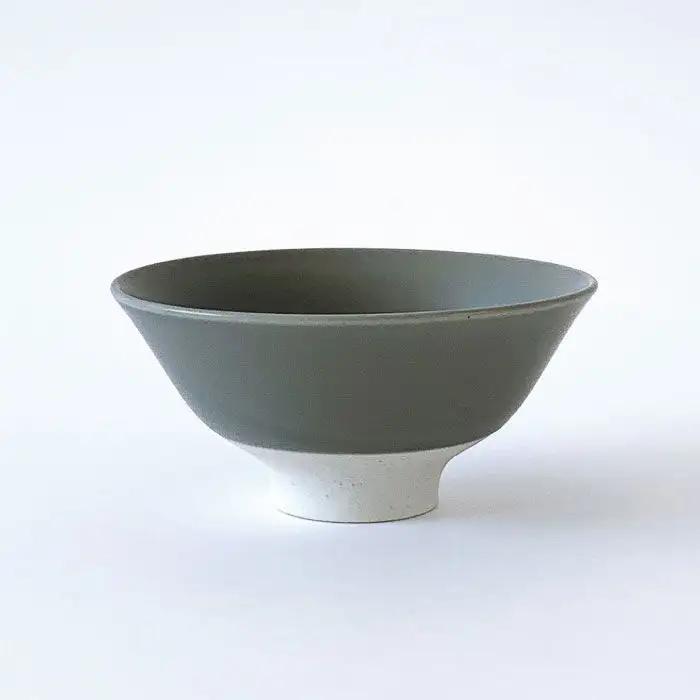 【波佐見焼】 フォスコ ライスボウル 茶碗 3色セット（白・紺・グレー） 食器 皿 【西山】【NISHIYAMAJAPAN】 [CB71]  波佐見焼
