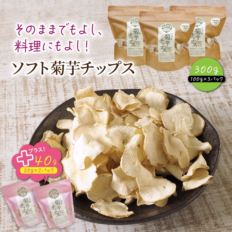 国東産 ソフト菊芋チップス 340g(100g×3袋・20g×2袋)_1935R