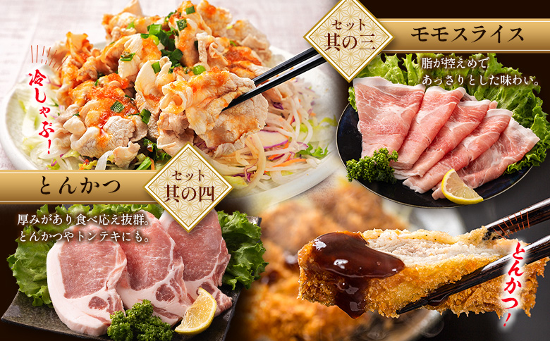 ＜選べる内容量!!＞宮崎県産 豚バラエティーセット 合計2kg 人気 小分け 食べ比べ ボリューム 冷凍【B690】 合計2kg