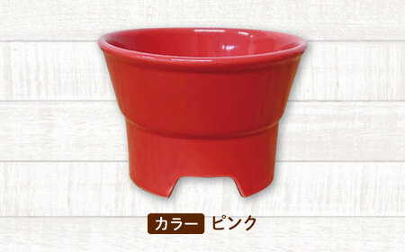 美濃焼 陶器製ペット用フードボウル【丸高台フードボウル(M/ピンク)pet112】【1437663】