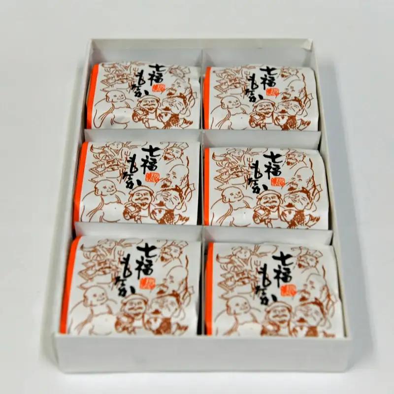 七福もなか 6個入り / 銘菓 お菓子 スイーツ 和菓子  個包装 小分け プレゼント ギフト ご家庭用 贈答 和歌山 最中 もなか つぶあん 餡 お土産 お取り寄せ 田辺市【shd013-1】