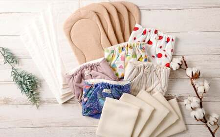 【kucca】 布おむつ3種とテープカバーセット （ テープ型カバー 5枚・ オーガニック成形おむつ 5枚・ オーガニック輪おむつ 5枚・ パシーマ®おむつ 5枚）【Lサイズ（10kg－）】 ベビー 