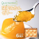 【ふるさと納税】陽蜜みかんゼリーカップ（90g×6個）西都市産陽蜜みかん 常温