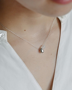 HARIO ネックレス シズク HANS-SZ-N-NF｜耐熱 ガラス アクセサリー ハリオ 職人 繊細 フォーマル カジュアル きれいめ おしゃれ 20代 30代 40代 贈答 プレゼント ギフト 