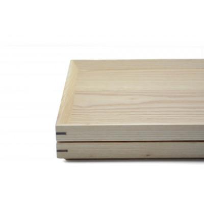 ふるさと納税 海南市 ナチュラルトレー42cm長　ノンスリップ　2枚セット |  | 01