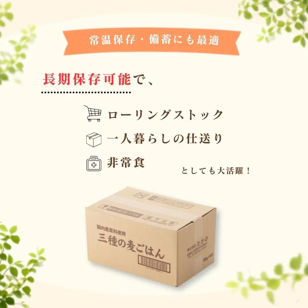 【ふるなび限定】パックご飯 3種の麦ごはん 20個 パックご飯 FN-Limited-SP