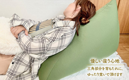 ビーズクッション さんかくっしょん 全3色 クッション くっしょん インテリア 椅子 イス 癒し ※沖縄・離島への配送不可