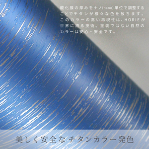 チタン二重タンブラー 白樺 大 ゴールド 350ml