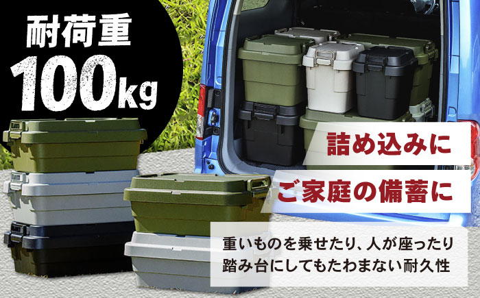 トランクカーゴ グリーン ロータイプM 1個 キャンプ ボックス 収納 アウトドア / 恵那市 / 東谷株式会社　明智流通センター [AUAD034]