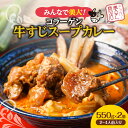 【ふるさと納税】 コラーゲン 牛すじ スープカレー 550g×2個 2～4人前 奥芝商店 牛 すじ カレー パウチ グルメ ご当地 お取り寄せ 専門店の味 レトルト 人気 冷凍 ギフト プレゼント 贈答 贈り物 北海道 札幌市