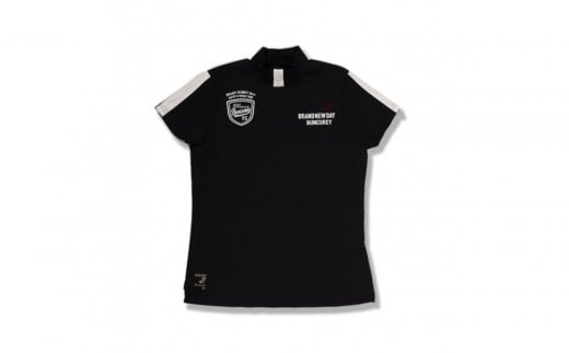 BUNCUREY　ゴルフウェア　半袖モックネック（BL23SS-02-507）ブラック／サイズ2