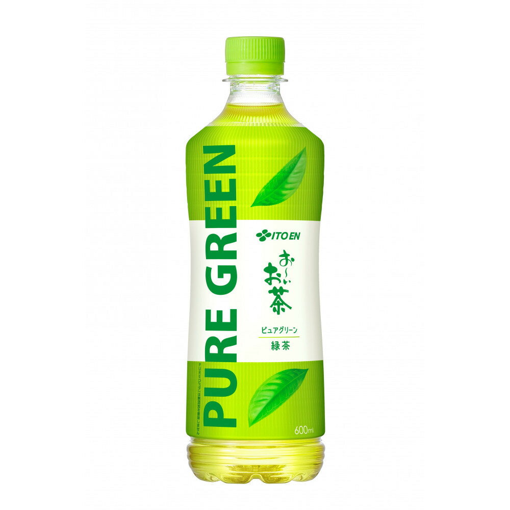 【ふるさと納税】【生活応援寄付額】【定期便3ヶ月】お～いお茶 PURE GUREEN 緑茶 600ml×24本セット［おーいお茶 ピュア グリーン ペットボトル ケース 箱 伊藤園 静岡茶］