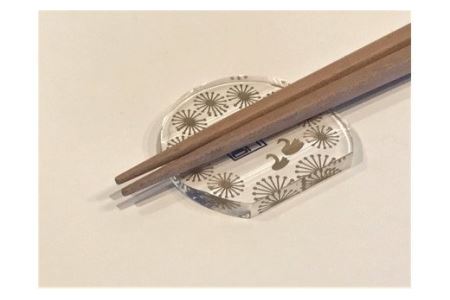 11-69　【SUWAプレミアム】箸置き　丸タイプ／信州諏訪ガラスの里