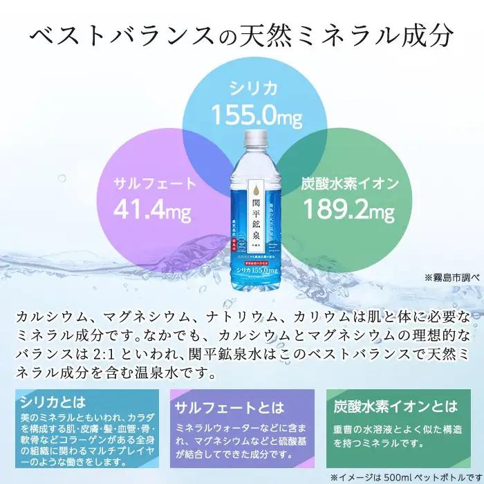 A0-360 関平鉱泉水(ペットボトル)2L×10本！【関平鉱泉所】霧島市 水 2l 1人暮らし ミネラルウォーター 温泉水 シリカ シリカ水 ミネラル成分 飲料水 2リットル 水2リットル