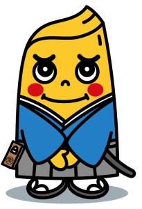 宗田節うす削り付き！ゆるキャラTシャツ（綿100％）～盛だくさんの宗田ぶっしー君イラスト～半袖 トップス【R00425】