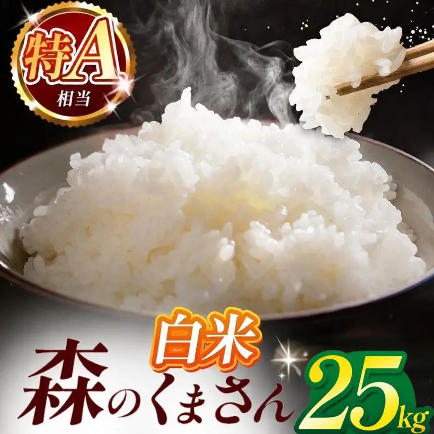 令和7年産 熊本県産 森のくまさん 白米 25kg 米 こめ