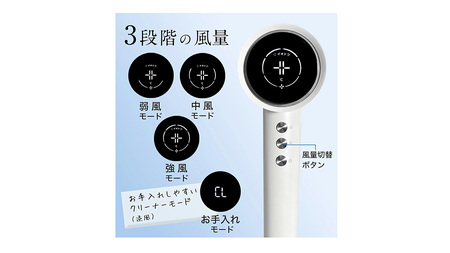 美ルル イオン ユーロス（速乾マイナスイオンドライヤー)　チャコールブラック