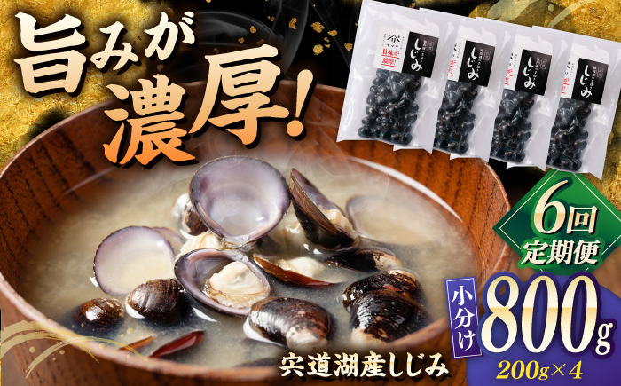 
                  しじみ 【全6回定期便】宍道湖産 「しじみ」 200g×4 島根県松江市/有限会社ヤマヲ水産 [ALDB022]｜蜆 しじみ シジミ 宍道湖 魚介類 定期便 しじみ汁 産地直送 新鮮 松江 人気 おすすめ 国産 特産品 名物 松江市 お味噌汁 味噌汁 スープ 具 出汁 だし おつまみ 肴 おかず 惣菜 ご当地 グルメ お取り寄せ 美味しい おいしい ギフト 贈り物 贈答 お祝い 土産 お土産
                