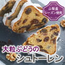 【ふるさと納税】山梨県産大粒ブドウのレーズンをたっぷり使用した贅沢『ぶどうのシュトーレン』【配送不可地域：離島】【1510273】