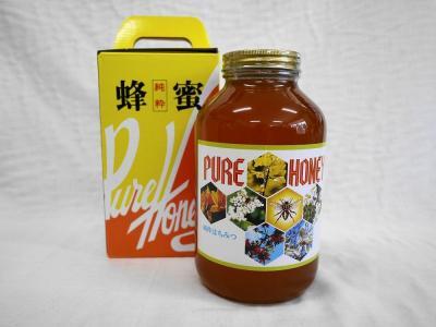 純粋百花はちみつ2.4kg大容量！！自然豊かな和歌山県有田川町産（数量限定品）