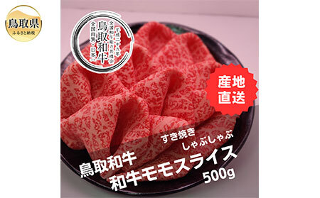 鳥取和牛モモスライス　冷凍500g_T2600316