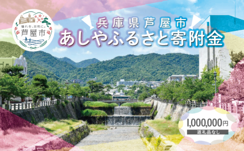 【返礼品なし】 兵庫県 芦屋市 あしやふるさと寄附金 1,000,000円