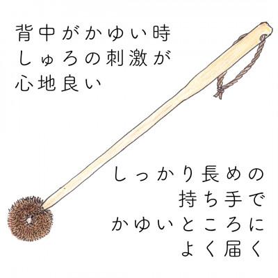 ふるさと納税 海南市 高田耕造商店　しゅろのやさしいたわし　孫の手 |  | 01