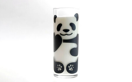 アニマルグラス（260ml）ペアセット『パンダ』　多治見市 / 丸モ高木陶器 グラス セット ペア[TBA275]