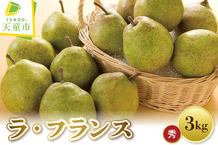ラ・フランス 3kg フルーツ 果物 山形 08-08-028