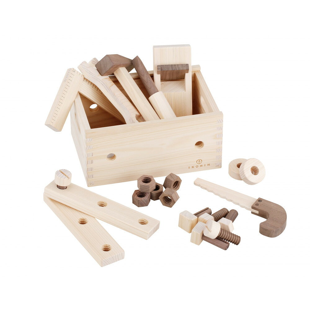 【ふるさと納税】国産檜 IKONIH／アイコニー 大工セット 子ども おもちゃ | オモチャ 玩具 子供 キッズ 人気 おすすめ 送料無料