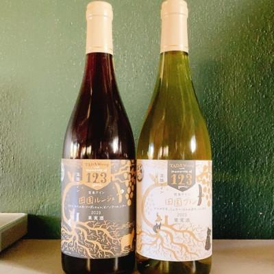 ふるさと納税 上富良野町 【野生酵母】混醸仕込みの赤ワイン&amp;辛口白ワイン 多田ワイナリー