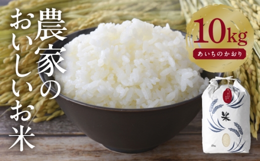 特別栽培米 あいちのかおり 白米 10kg お米 ご飯 愛知県産 米 精米 愛西市 ／ 株式会社TONORI [AECT025]