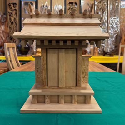 ふるさと納税 太宰府市 屋久杉神棚一社　全て屋久杉無垢材使用　重さ約2kg
