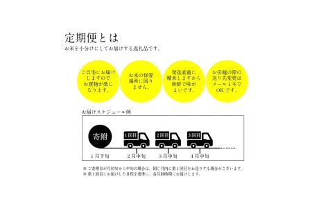 BG無洗米コシヒカリ 5kg×6ヵ月 定期便 【毎月】 ［令和5年産］