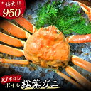 【ふるさと納税】 【魚倉】足1本なし ボイル 松葉ガニ （特大 950g 以上） 訳あり ズワイガニ 松葉蟹 規格外 不揃い キズ 欠け カニ かにしゃぶ 【11月から3月発送予定】