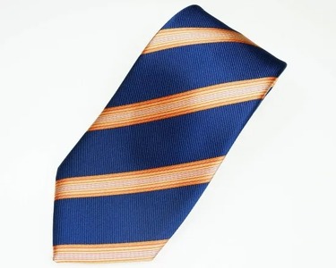 ネクタイ　富士桜工房　ぼかし縞（日の出）