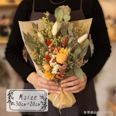 ふるさと納税 下関市 ドライフラワー花束 Mサイズ イエロー系 LN007 |  | 03