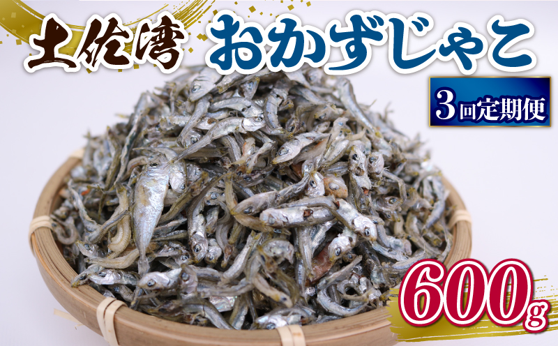 【3回定期便】土佐湾 おかずじゃこ 600g 小分け 冷凍配送 お取り寄せ 国産 おかず チリメンジャコ 海鮮 ちりめんじゃこ 高知県 南国市
