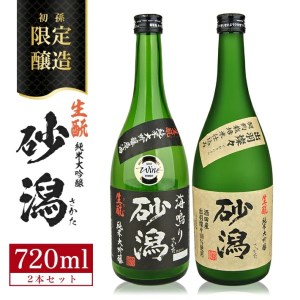 SB0684　限定醸造 酒田の砂潟セット　計2本(各720ml×1本)