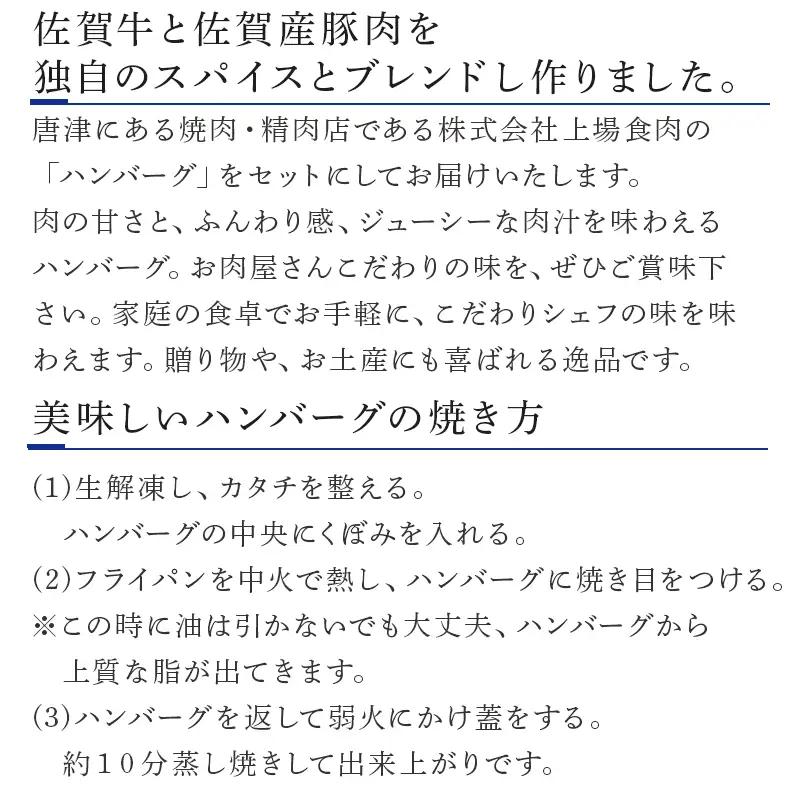 佐賀牛仕込みハンバーグ 120g×2個×6P(合計12個)