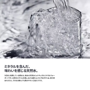 【6か月定期便】VOX バナジウム 強炭酸水 500ml 35本 ラベルレス【富士吉田市限定カートン】　備蓄 防災 ストック 防災グッズ 保存 ラベルレス 山梨 富士吉田