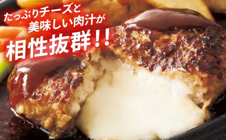 JG鉄板焼チーズインハンバーグ 130g×10個 FY26-067