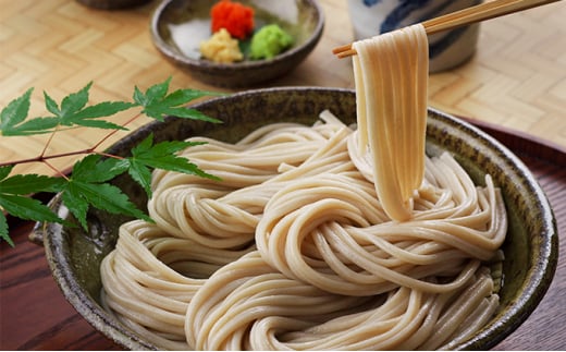 【五つ星ひょうご選定商品】 もちむぎ麺 （4人前×2箱） どら焼き （10個） もち麦使用