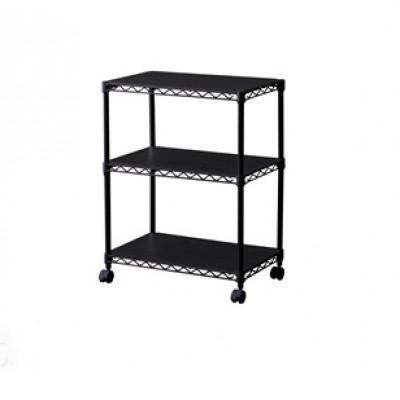 ふるさと納税 大河原町 カラーメタルラック ウッドボード付き CMM-55073B 黒　アイリスオーヤマ[53753278] |  | 03