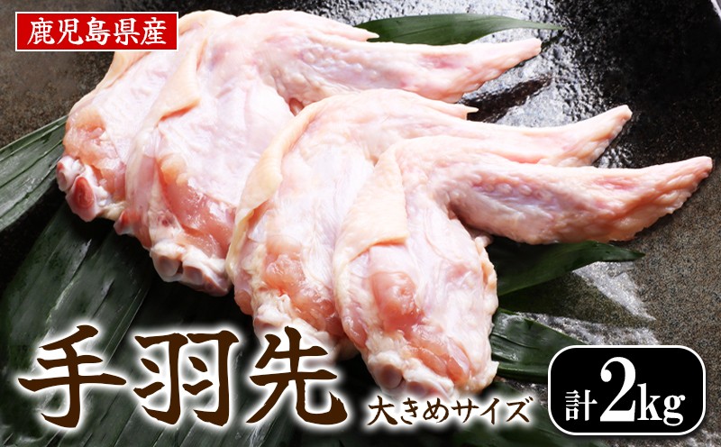 
            A1-2162／鹿児島県産 手羽先 2kg (1kg×2袋)
          